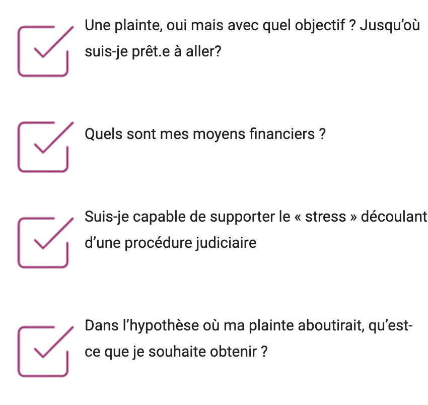 quand deposer plainte